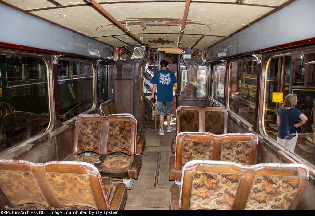 Glasgow Tram 1274 Lower Level Interior